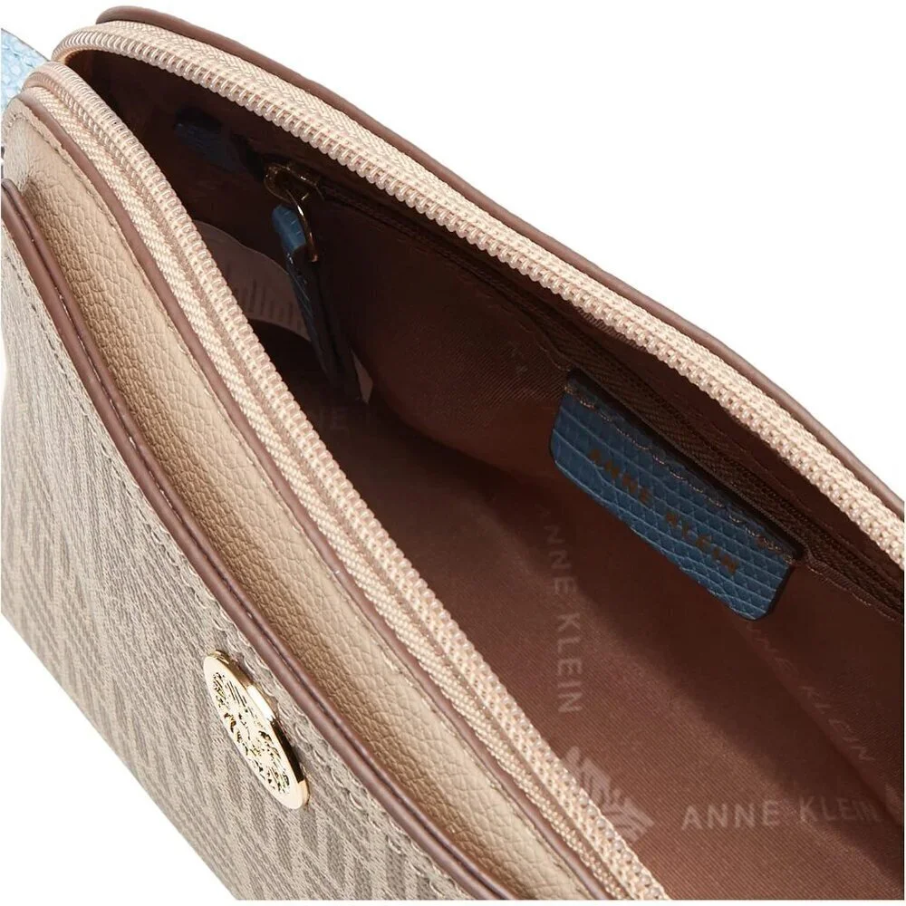 Dome Crossbody Bag Leather Cream Brown Oceana Rabbits Paw Women